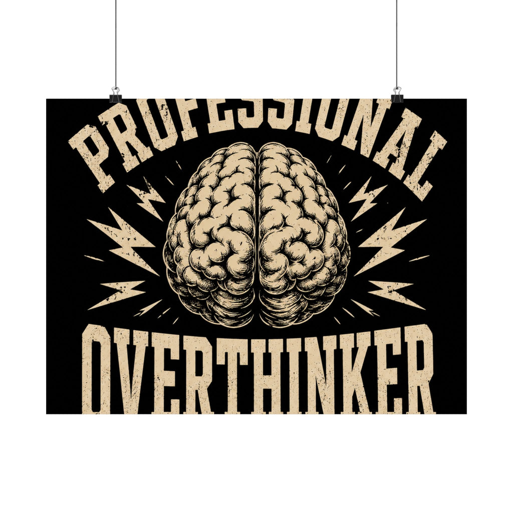 Professional Overthinker Poster