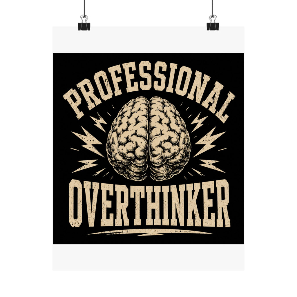 Professional Overthinker Poster