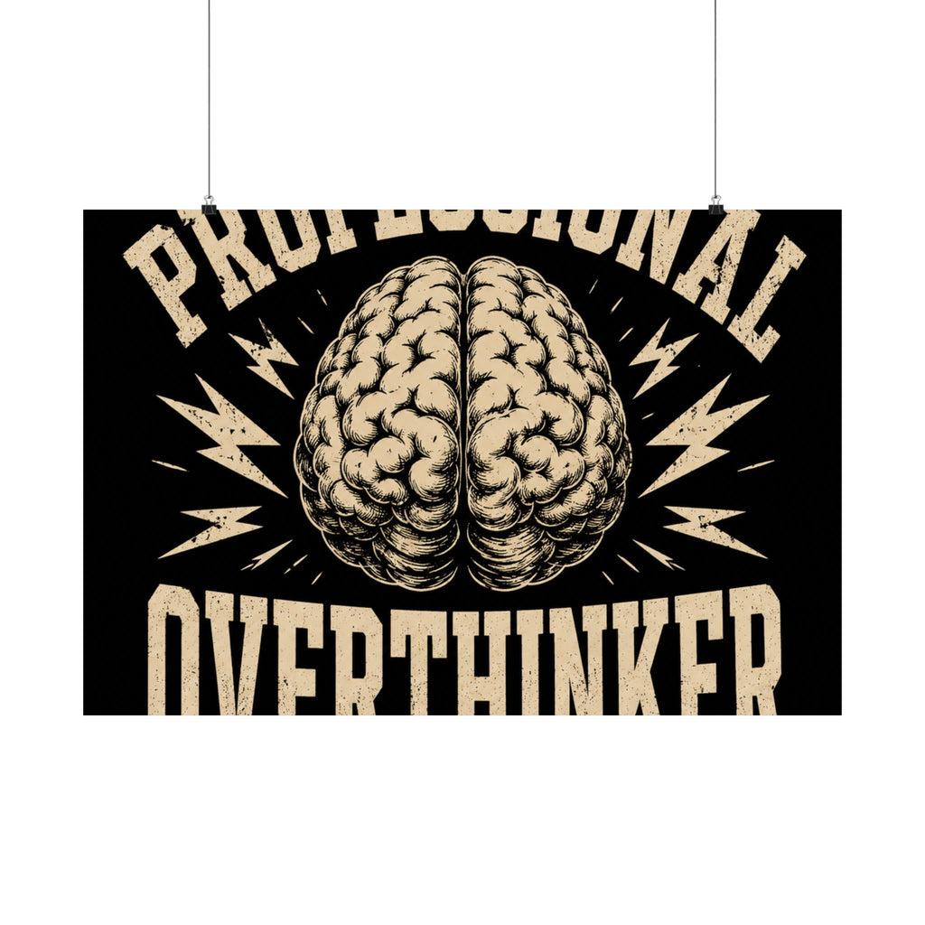 Professional Overthinker Poster